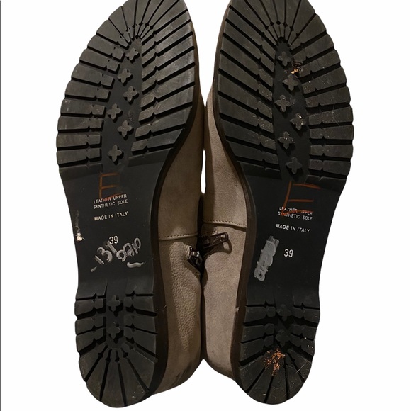 Napoleoni Knee-high Leather Hidden wedge Boots - Picture 8 of 8